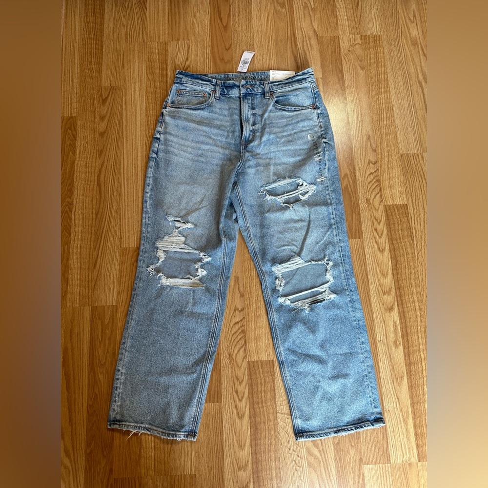 American Eagle Curvy 90’s Straight jeans size 12 short